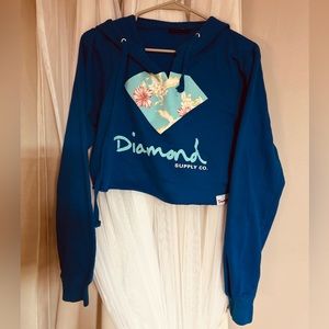 Diamond Supply Co cropped hoodie